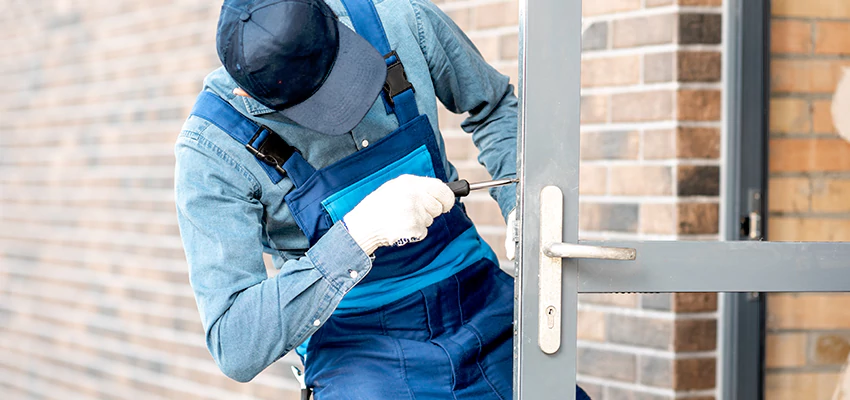 Pivot Storefront Door Locks Installation in Clovis, California